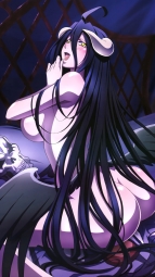 re 329462 albedo_(overlord) ass horns naked overlord wingsi_