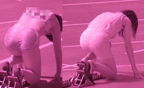 女子スポーツ選手の陰毛、乳首、割れ目が見えちゃう赤外線盗撮画像 40枚 No.30