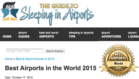 世界最高の空港ランキング 2015が発表に！気になる第1位、そして日本の空港は？